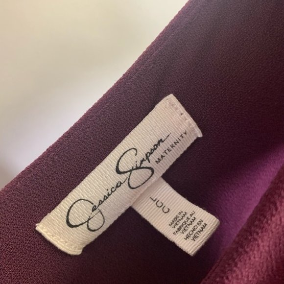Jessica Simpson Maternity Dress Dual V Neck Large - Picture 4 of 8